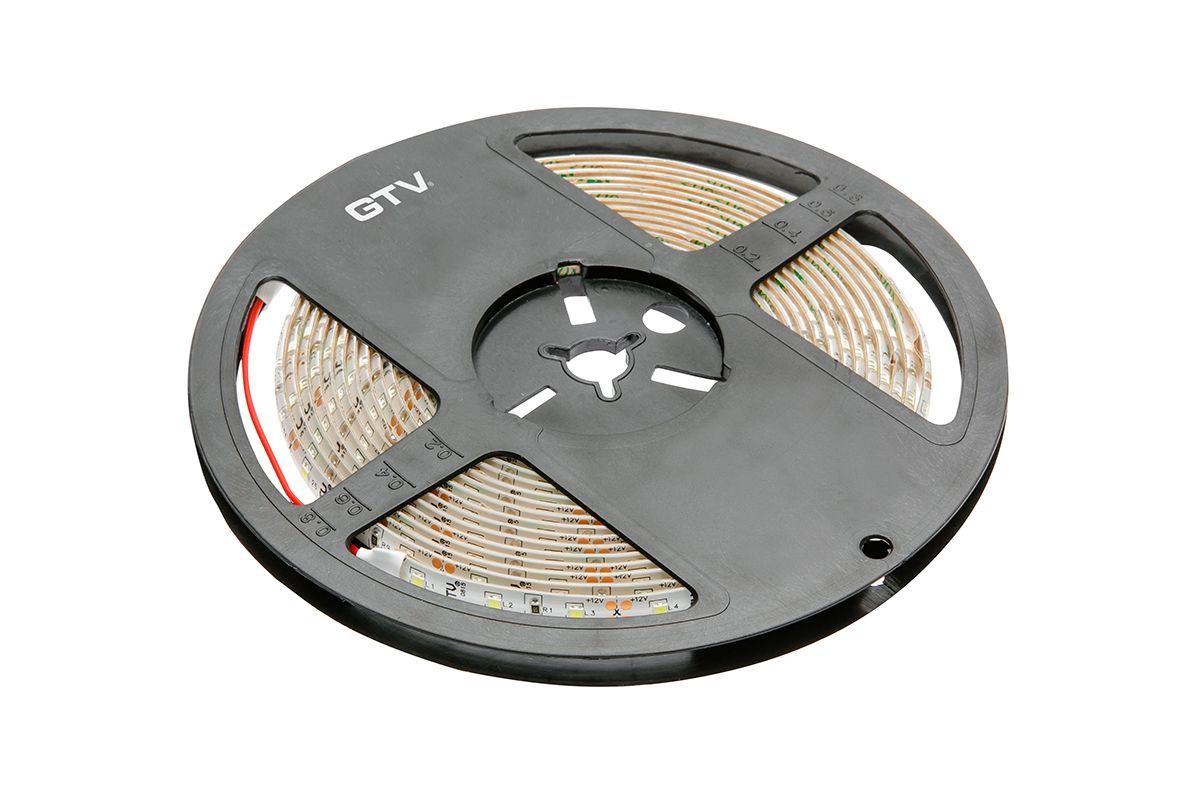 Светодиодная лента LED FLASH 2835 нейтральный белый 60W/12V/600 диодов/5м
