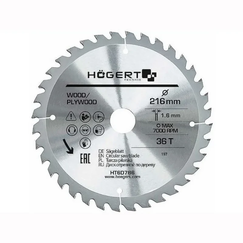 Диск пильный 216х36Тх30 (HT6D786)