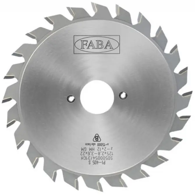 Подрезатель Faba PI-405S 125х2,8-3,6х20  z=12+12 