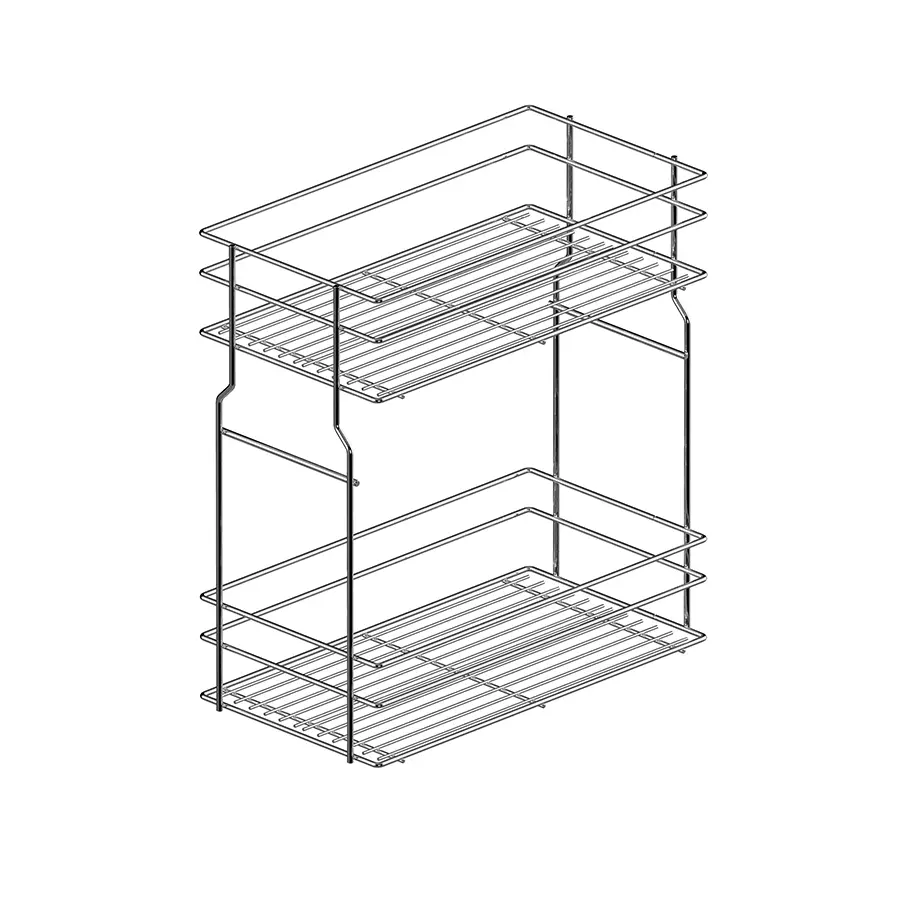 Корзина для карго c нижн.крепл., 300мм, L-450 хром (без напр.) Variant Multi
