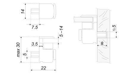 Полкодержатель P520Ni.0 