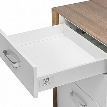 Комплект ящика Modern Box 550мм низкий белый