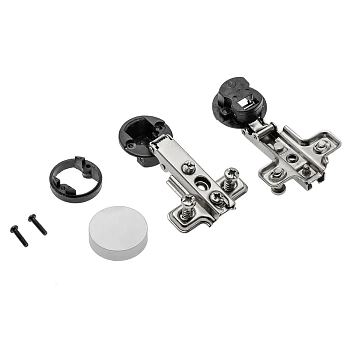 Петля для стекла накладная под сверление, хром GTV 