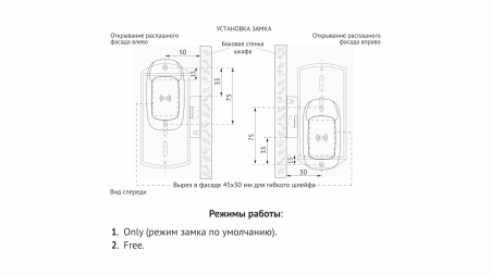 Замок электронный CLUB с ключом-браслетом