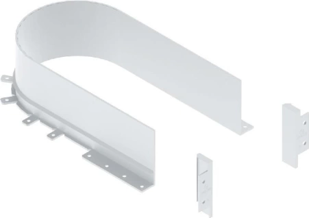 Гибкий профиль для выреза под сифон, белый Rejs