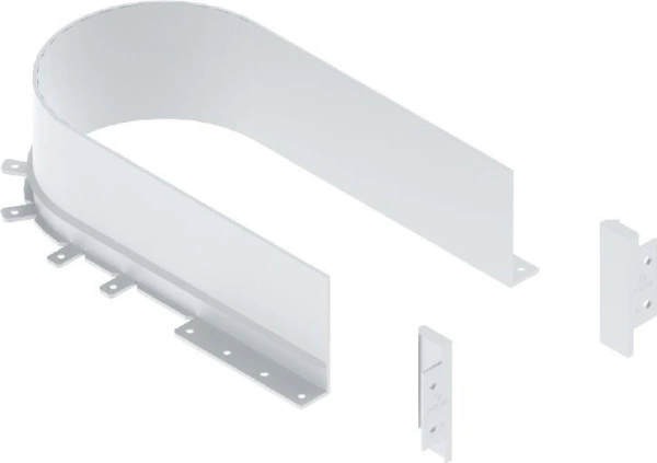 Гибкий профиль для выреза под сифон, белый Rejs