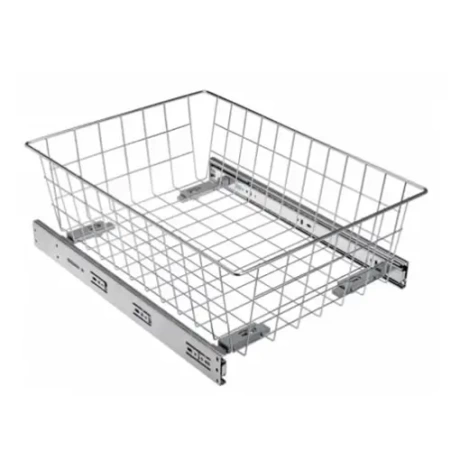 Корзина MD GTV S-400/H-150mm., эффект хрома, KO-SRH35150-40-OC 