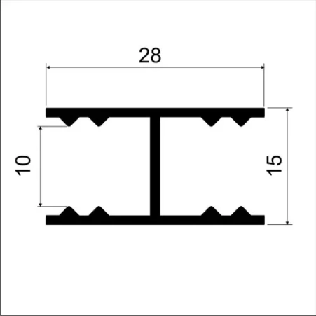 MODUS S450 Проф стык 5,8 м шампань A06