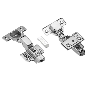 Петля SOLID plus полунакладная с клипом c доводчиком, 3D регулировка GTV