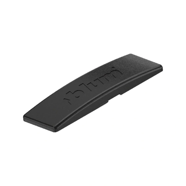 Заглушка ONYX на плечо НАКЛАДНОЙ петли 110°/107° с лого blum
