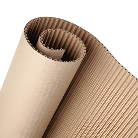 Картон гофрированный 2-х слойный в рулонах 1050мм (168 м² - 1рул.)										