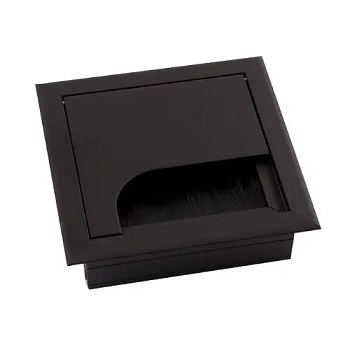 Пропуск для кабеля MERIDA 80x80, черный