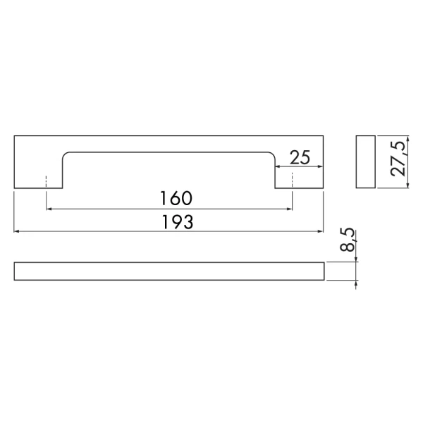 Ручка UZ-819160-10 белый