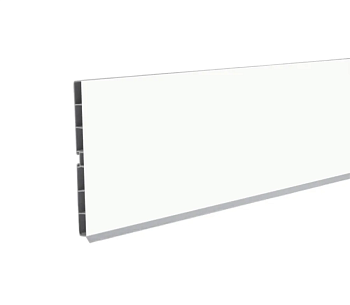 Цоколь кухонный 100мм белый мат 4м