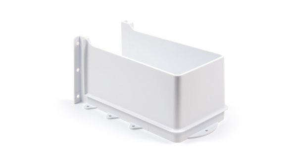 Держатель дна и задней стенки среднего и высокого ящика СТАРТ, белый BOYARD 