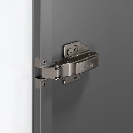 Петля +110 без пружины для алюминиевого профиля EVO (без планки) черный никель BOYARD 