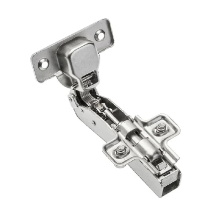 Петля угловая с доводчиком +45° clip-on, с еврошурупом GTV