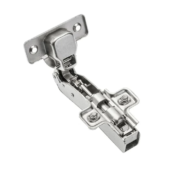 Петля угловая с доводчиком +45° clip-on, с еврошурупом GTV