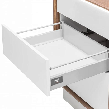 Комплект ящика Modern Box 500мм средний белый