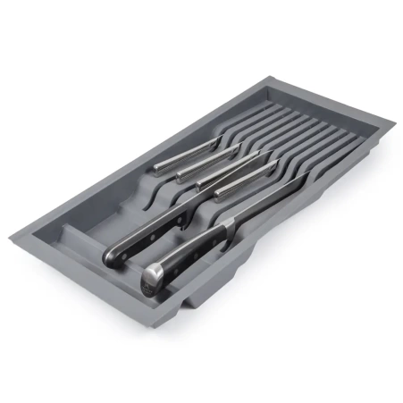 Вкладыш ПОДДОН для ножей графит 206x480