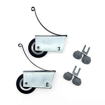 Колесики усиленные для закрытого алюминиевого профиля 