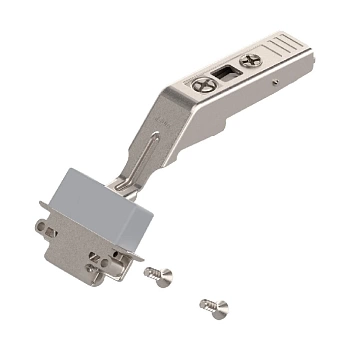 CLIP top петля для узких АЛЮМ. рамок средняя AVENTOS HF 134°, без пружины, чашка петли на саморезы Blum