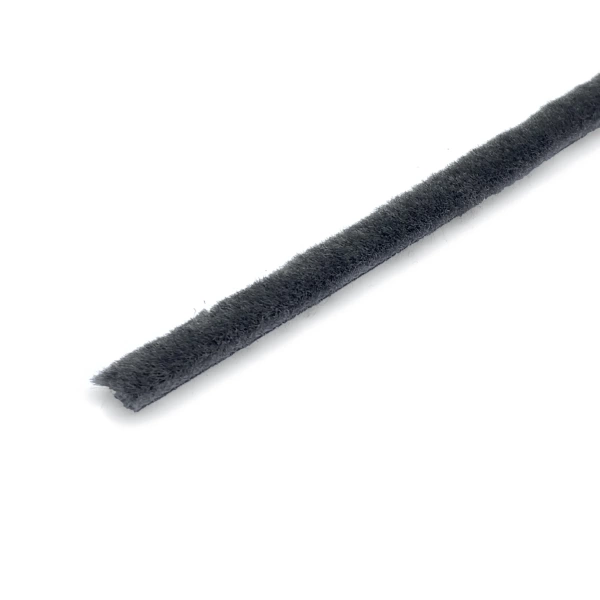 Ворс (уплотнитель щеточный) серый темный 7*6 (375м) 