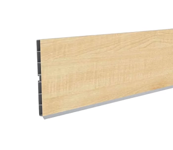 Цоколь кухонный 100мм клён, крем 3м