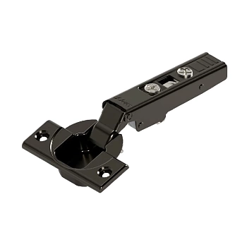 ONYX CLIP top петля 110°, накладная, БЕЗ ПРУЖИНЫ, чашка петли на саморезы Blum