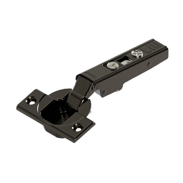 ONYX CLIP top петля 110°, накладная, БЕЗ ПРУЖИНЫ, чашка петли на саморезы Blum