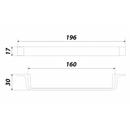 Ручка RS299MBSN.4/160 