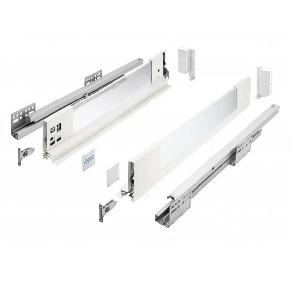 Комплект ящика AXIS PRO GLASS 500мм низкий H-84 белый