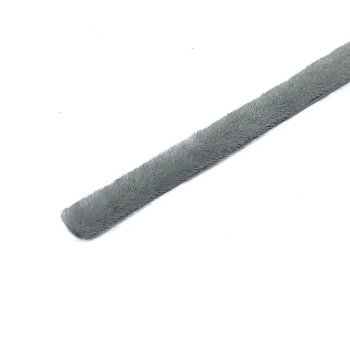 Ворс (уплотнитель щеточный) серый светлый 7*6 (375м)