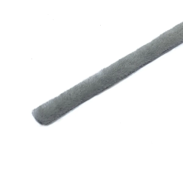 Ворс (уплотнитель щеточный) серый светлый 7*6 (375м)