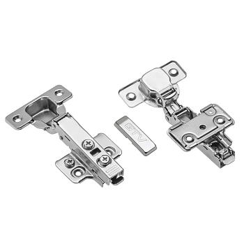 Петля SOLID plus накладная с клипом c доводчиком, 3D регулировка GTV