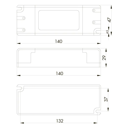 Трансформатор LED PRO 220-240V/12VDC/16W