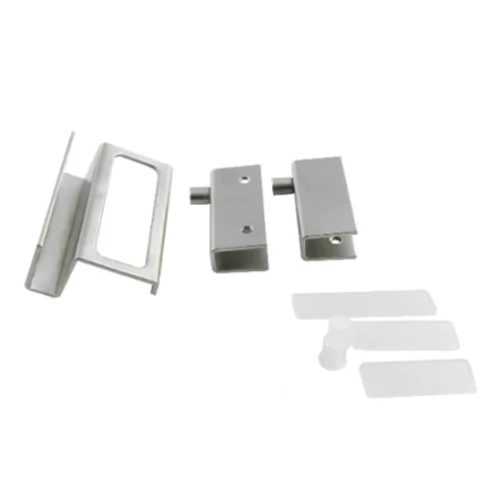 Комплект петель для стекла+ ручка хром FGV