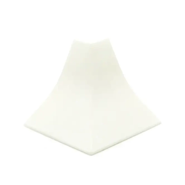 Уголок к плинтусу LB23 наружный белый камень 6017