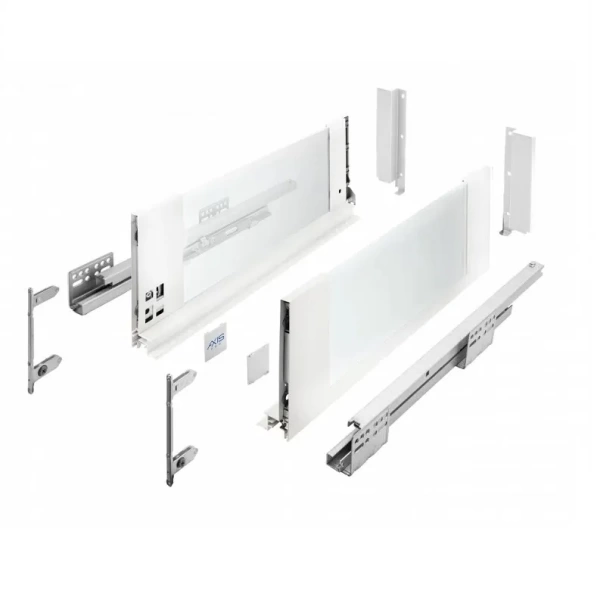 Комплект ящика AXIS PRO GLASS 500мм высокий H-167 белый