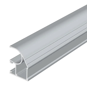 MODUS S120 Профиль вертикальный открытый 5,4м серебро