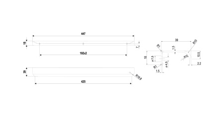 Ручка RT110SG.1/000/450 