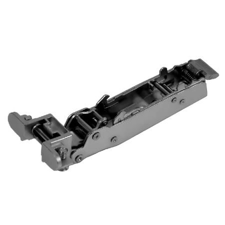 Петля +110 без пружины для алюминиевого профиля EVO (без планки) черный никель BOYARD 