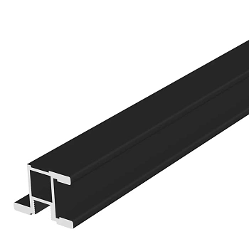 MODUS S140 Профиль вертикальный 5,4м черный БРАШ