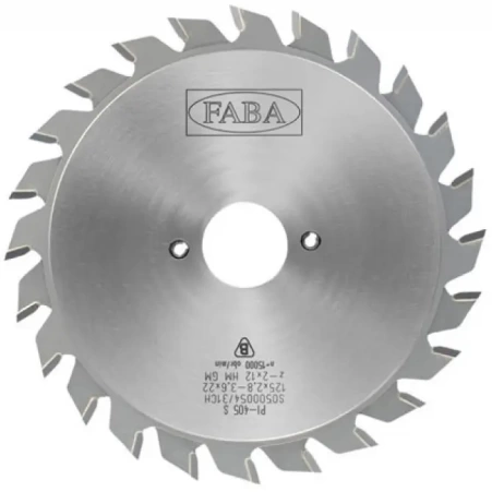 Подрезатель Faba PI-405S 125х2,8-3,6х20  z=12+12 