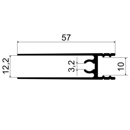 MODUS S220 Проф гор низ 5,8 м коньяк А07