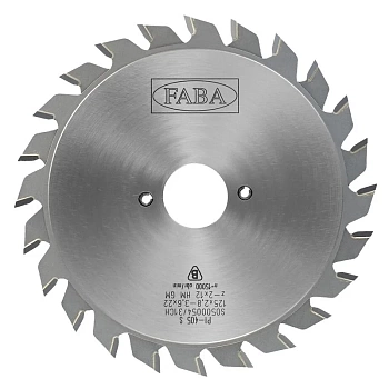 Подрезатель FABA PI-405S Ø120х2.8-3.6х20 z=12+12, двойной 
