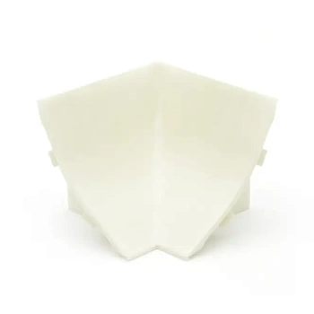 Уголок к плинтусу LB23 внутренний белый камень 6017