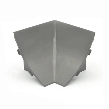 Уголок к плинтусу LB23 внутренний травертин тёмный 6053