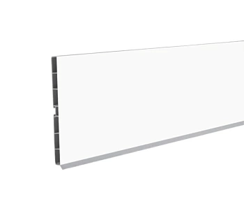 Цоколь кухонный 100мм белый мат 4м