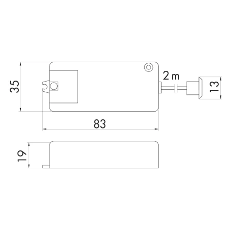 Датчик бесконтактный однофункциональный для LED